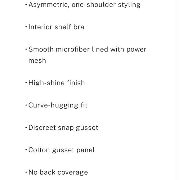 NEW Victoria's Secret So Sleek One Shoulder Bodysuit Red XL Contour Shaping - Picture 4 of 7